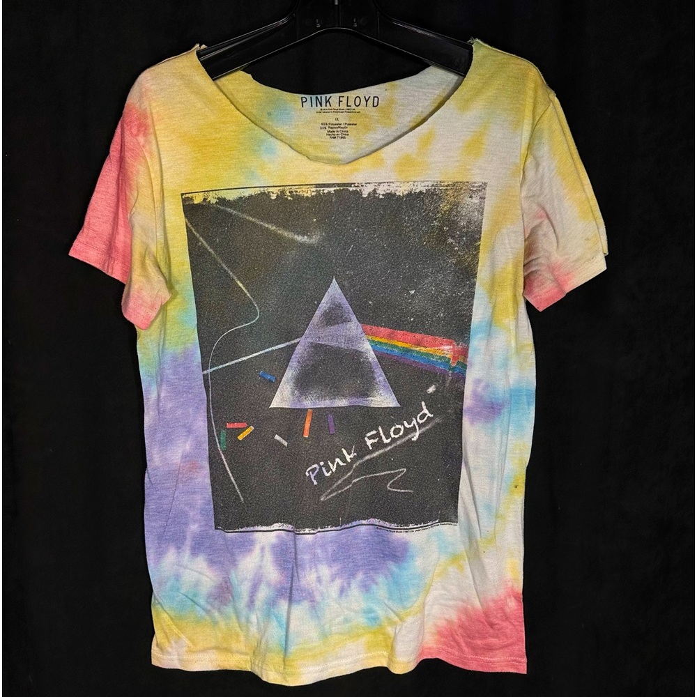 Pink Floyd tye dye tshirt